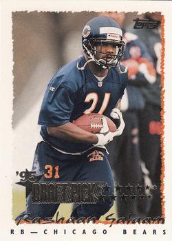 Rashaan Salaam Chicago Bears 1995 Topps NFL Rookie Card - Draft Pick #233